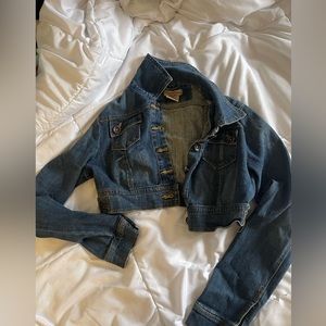 jeans  jacket.